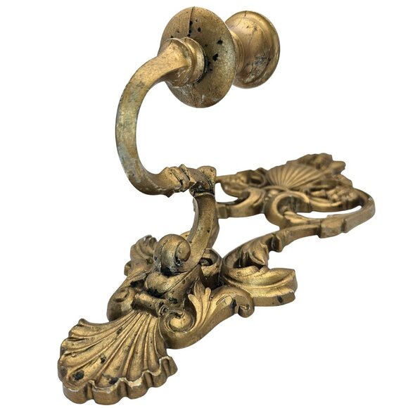 Vintage Syroco Wall Candle Holder Sconce Set of 2 Goldtone Homco 4036 USA - Picture 10 of 16